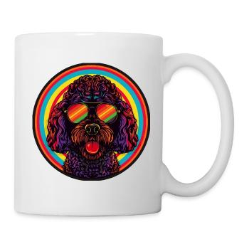 Labrador Sonnenbrille Ostern - Tasse - Weiß - Rechts
