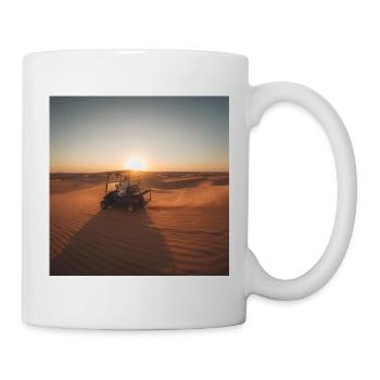 Wüstensonnenfahrt mit Golfwagen - Tasse - Weiß - Rechts