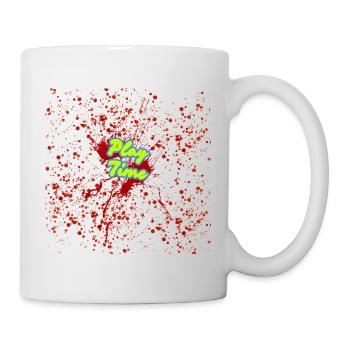 Bloody Font: Play Time - Mug - white - Right