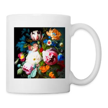 Vineta Flower Bouquet with Flower Variety Flemish - Mug - white - Right