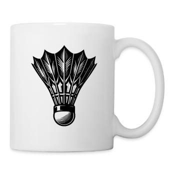 Badminton – Vainqueur du tournoi de match - Mug blanc - blanc - Droite