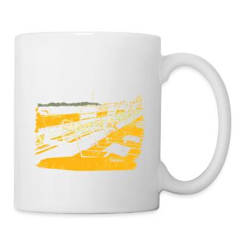 Cannes la Croisette - Mug - white - Right