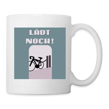 ELEKTROBIKE FAHRRAD RAD AKKU LADEN - Tasse - Weiß - Rechts