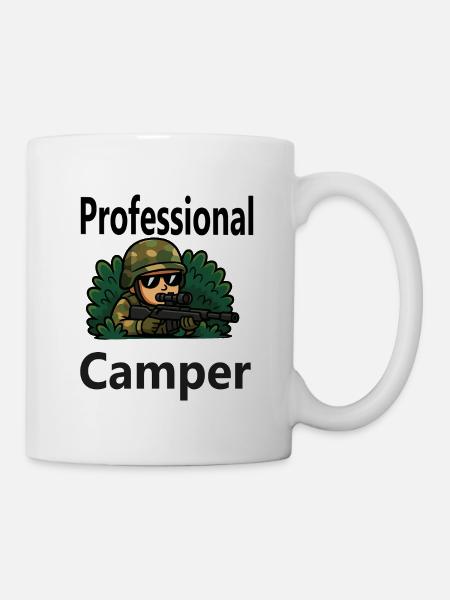 Professional Gamer Camper - Tasse - Weiß