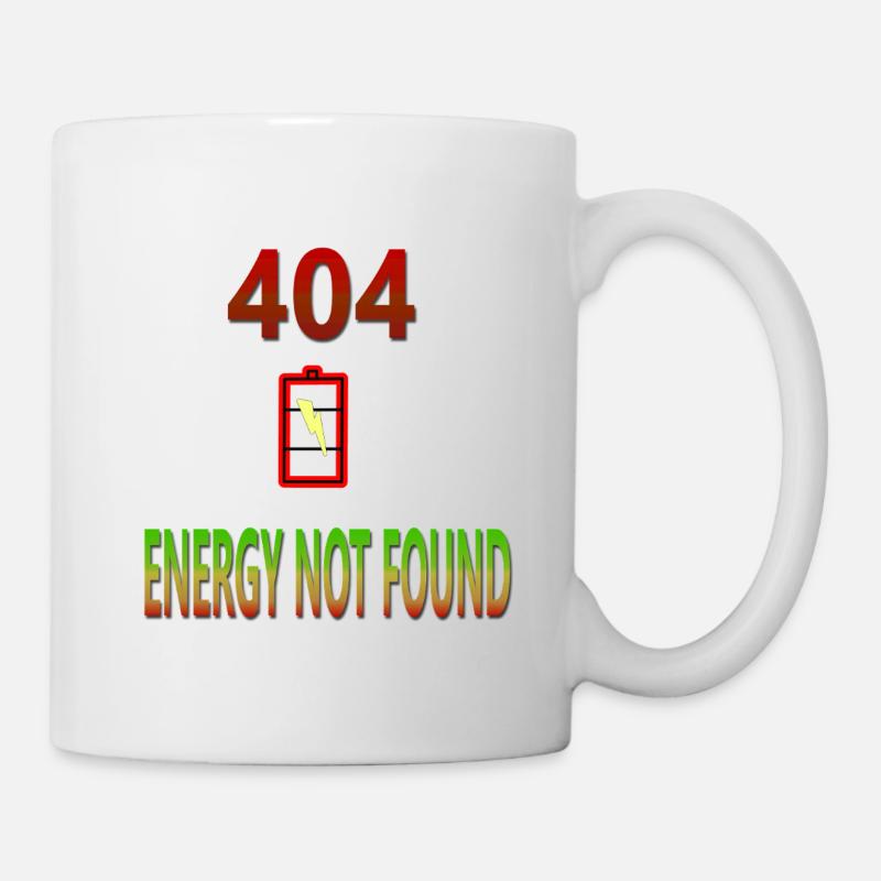 Energy Lack Humor Design - Mug - white