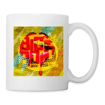 Graffiti Pop Art Lutscher - Tasse - Weiß - Rechts