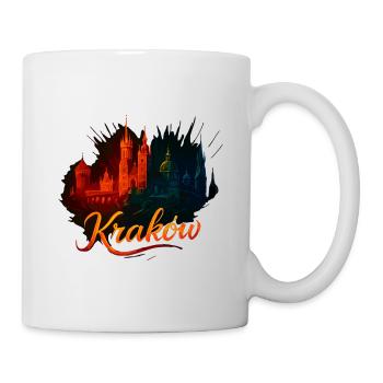 Krakow Kraków City Poland Silhouette Gift - Mug - white - Right