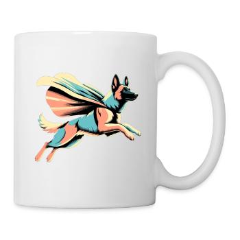 Super Maligator Belgischer Schäferhund Geschenk - Tasse - Weiß - Rechts