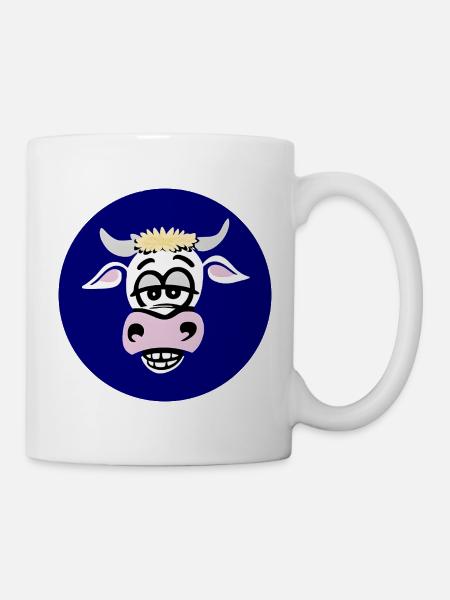 Cow Logo Vox Cattle - Mug - white