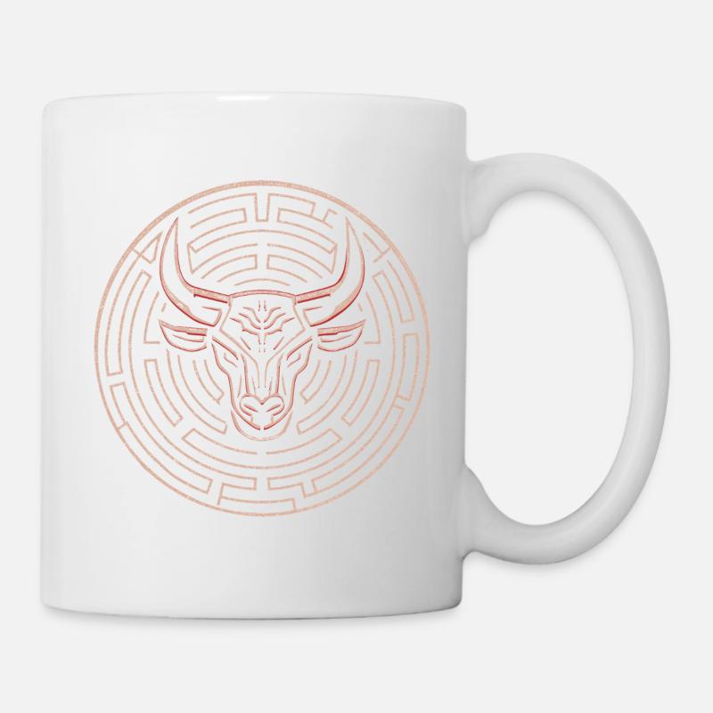 Labyrinth Minotaurus - Tasse - Weiß