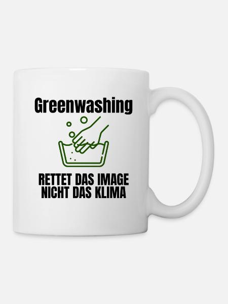 Handwäsche Illustration Trend - Tasse - Weiß