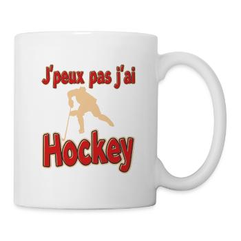 Impossible Hockey: Die Eiskönigin Herausforderung - Tasse - Weiß - Rechts