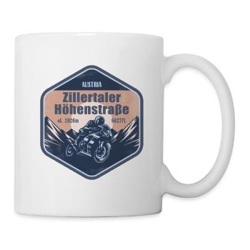 Zillertaler Höhenstraße Autriche Tyrol Moto R - Mug blanc - blanc - Droite