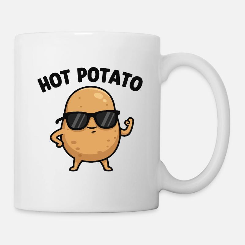 Patate avec attitude - Mug blanc - blanc