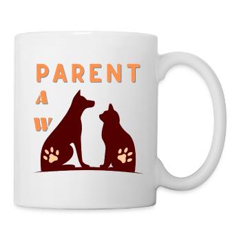 Dog & CAT Pet T-shirt for Animal Lovers - Mug - white - Right