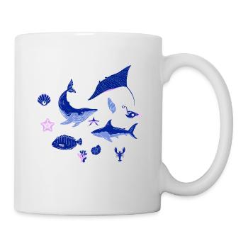 of Marine Animals - Mug - white - Right