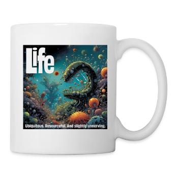 Cycle de vie Monde sous-marin Illustration - Mug blanc - blanc - Droite