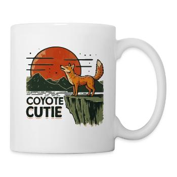 Coyote cutie - Tasse - Weiß - Rechts