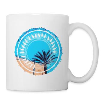 Tropical Beach Landscape - Mug - white - Right