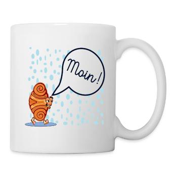 MOIN FRANZBRÖTCHEN RAINY WEATHER HAMBURG - Mug - white - Right