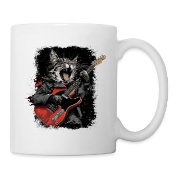Heavy Metal Cat - Mug - white - Right