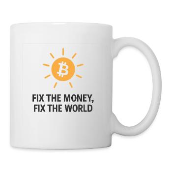 Fix_the_money - Mug blanc - blanc - Droite