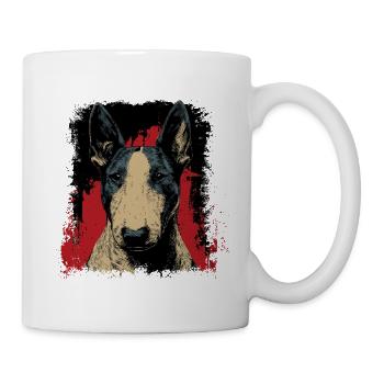 Bull Terrier - Mug blanc - blanc - Droite