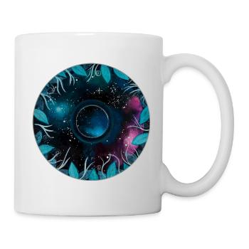 Galactic Leaf Wreath Motif - Mug - white - Right