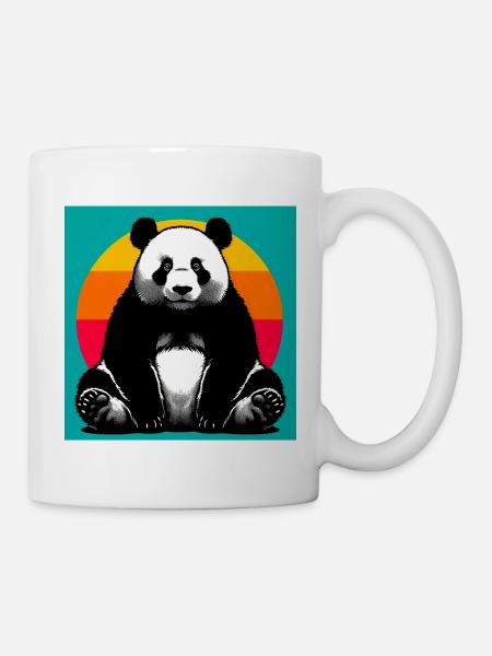 Panda - Tasse - Weiß