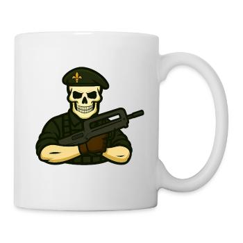 Foreign Skull-dier - Mug - white - Right