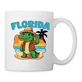 Crocodile Florida Vacation - Mug - white - Right