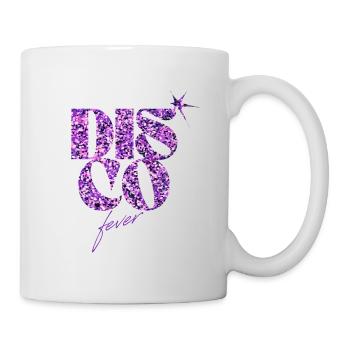 Glittery Disco Love Emblem - Mug - white - Right