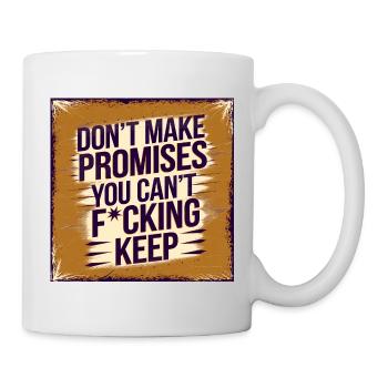 Bold Funny Saying Motivational Quote Design - Mug - white - Right