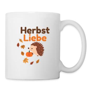 Herbstliebe - Tasse - Weiß - Rechts