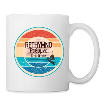 Greek sunset look Crete  - Tasse - Weiß - Rechts