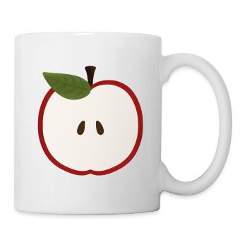 Apple Half Illustration - Mug - white - Right