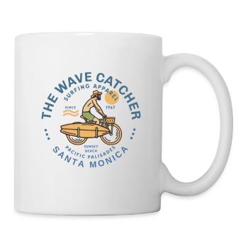 Design of Surfer in Santa Monica - Mug - white - Right