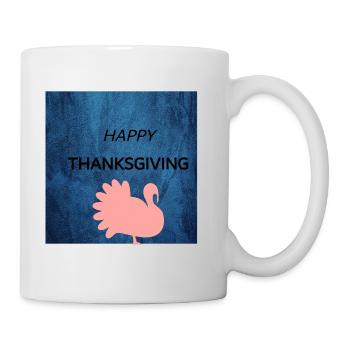 Happy Thanksgiving Turquie Chemise Drôle de dinde T-sh - Mug blanc - blanc - Droite