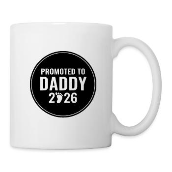 Promoted To Daddy 2026 - Mug - white - Right