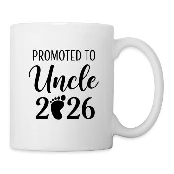 Promu au rang d’oncle 2026 - Mug blanc - blanc - Droite