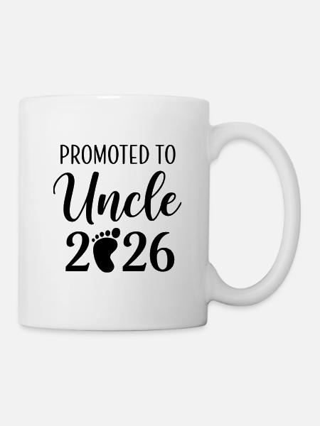 Promoted To Uncle 2026 - Tasse - Weiß