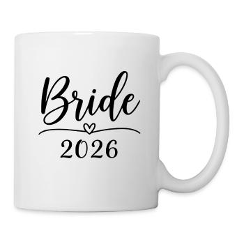 Bride 2026 - Tasse - Weiß - Rechts