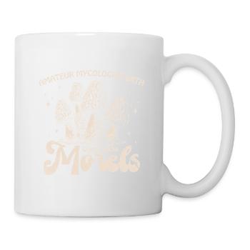 Amateur Mycologist With Questionable Morels - Mug - white - Right