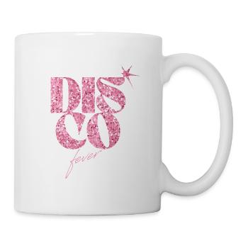 scintillant scintillant disco fever forever design - Mug blanc - blanc - Droite