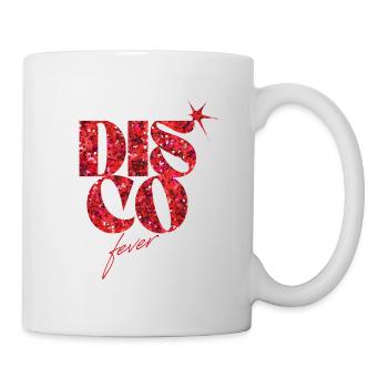 Disco Fever Glitter Love Statement Design - Mug - white - Right