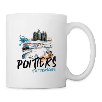 Futurescope, Neon Abstract Colors - Mug - white - Right