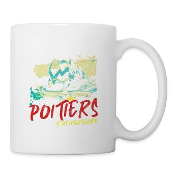 Poitiers seen from FuturoScope - Mug - white - Right