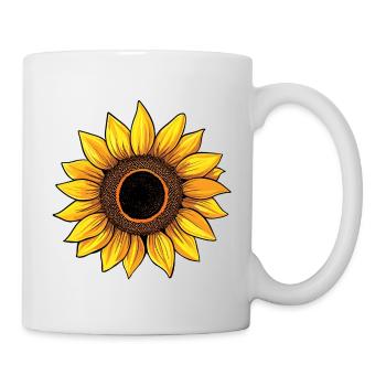 tournesol - Mug blanc - blanc - Droite