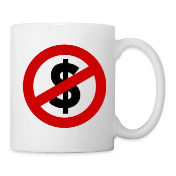 Almighty Dollar – Power, Money & Society - Mug - white - Right