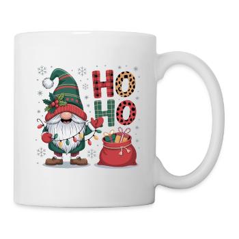 Weihnachtsmann Wichtel - Tasse - Weiß - Rechts